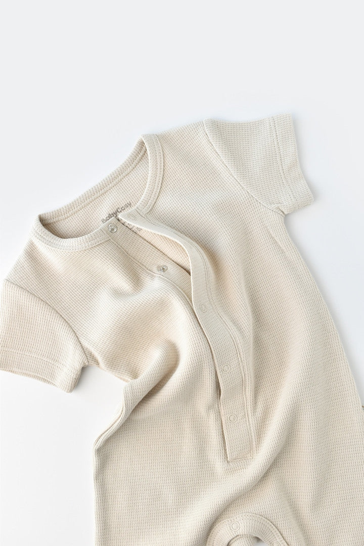 Salopeta cu pantaloni scurti - 100% bumbac organic - , BabyCosy